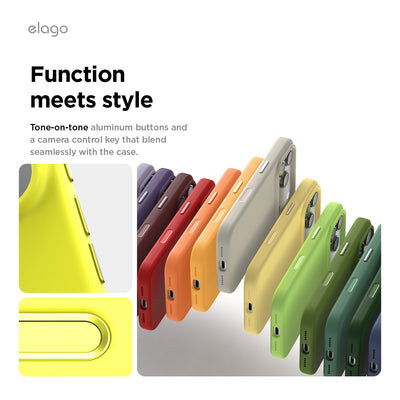 Elago Mag Silicone Case for iPhone 17 Pro / iPhone 18 Pro - Neon Yellow #color_neon-yellow