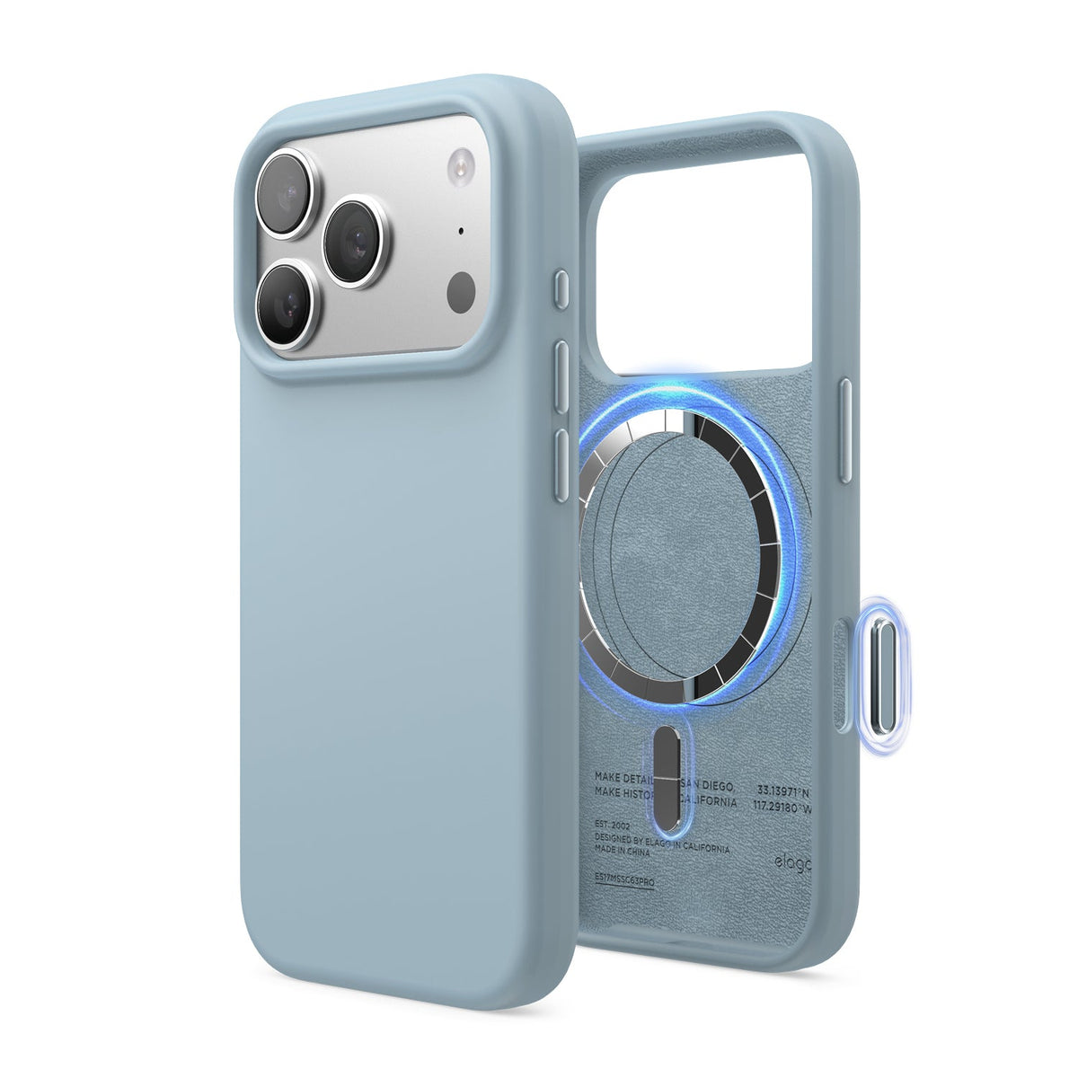 Elago Mag Silicone Case for iPhone 17 Pro / iPhone 18 Pro - Sky Blue #color_sky-blue