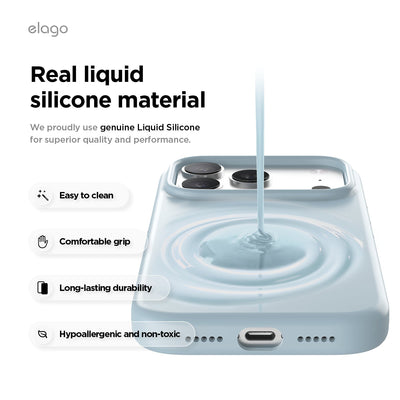 Elago Mag Silicone Case for iPhone 17 Pro / iPhone 18 Pro - Sky Blue #color_sky-blue