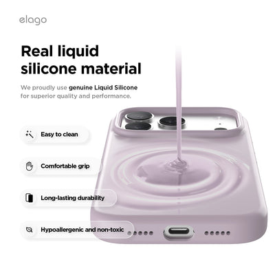 Elago Mag Silicone Case for iPhone 17 Pro / iPhone 18 Pro - Soft Purple #color_soft-purple