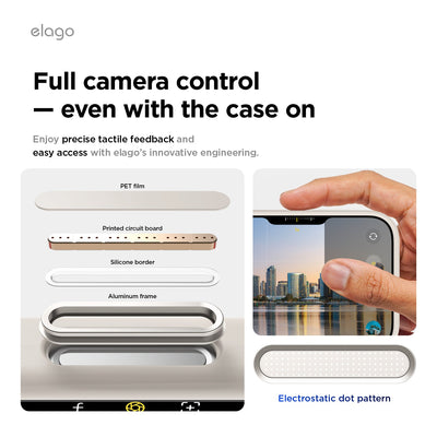 Elago Mag Silicone Case for iPhone 17 Pro / iPhone 18 Pro - Stone #color_stone