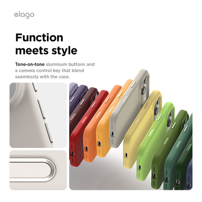 Elago Mag Silicone Case for iPhone 17 Pro / iPhone 18 Pro - Stone #color_stone