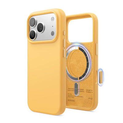 Elago Mag Silicone Case for iPhone 17 Pro / iPhone 18 Pro - Sunshine #color_sunshine