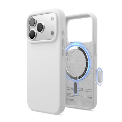 Elago Mag Silicone Case for iPhone 17 Pro / iPhone 18 Pro - White #color_white