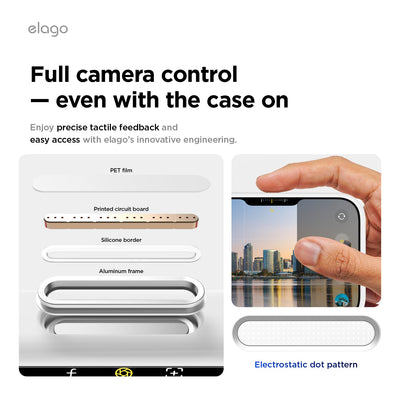Elago Mag Silicone Case for iPhone 17 Pro / iPhone 18 Pro - White #color_white