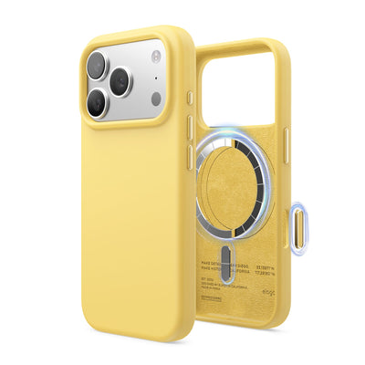 Elago Mag Silicone Case for iPhone 17 Pro / iPhone 18 Pro - Yellow #color_yellow
