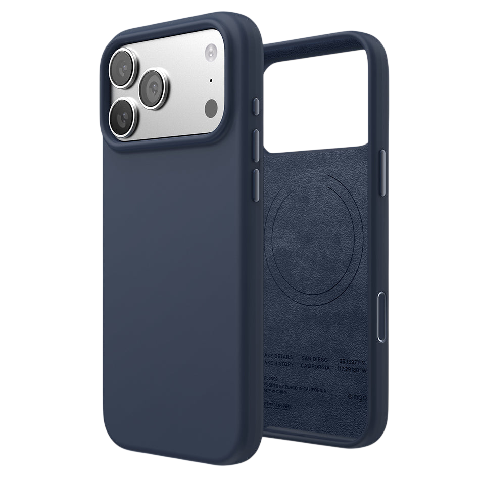 Elago Mag Silicone Case for iPhone 17 Pro Max / iPhone 18 Pro Max - Jean Indigo #color_jean-indigo