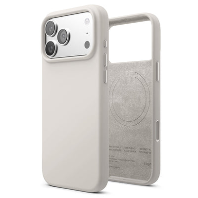 Elago Mag Silicone Case for iPhone 17 Pro Max / iPhone 18 Pro Max - Stone #color_stone