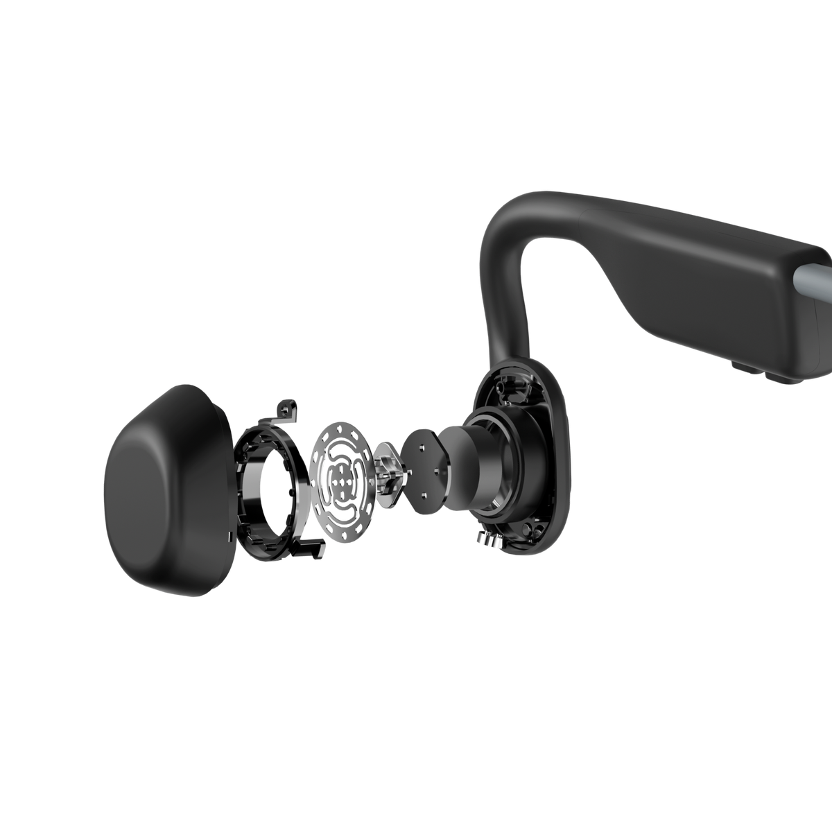 SHOKZ Open Move Bone Conduction Headphones - Grey 