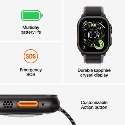 Apple Watch Ultra 3 GPS + Cellular Black Titanium