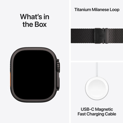 Apple Watch Ultra 3 GPS + Cellular Black Titanium