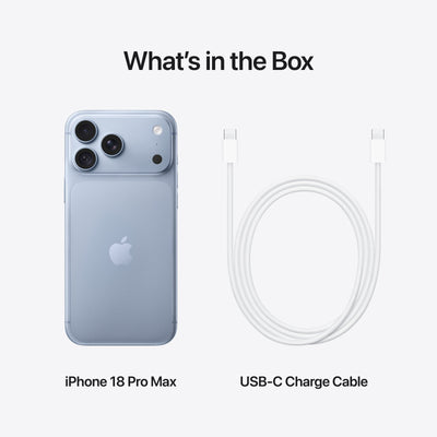 Apple iPhone 18 Pro Max - Glacier #color_glacier