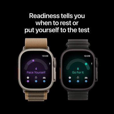 Apple Watch Ultra 4 - Natural Titanium Milanese Loop 