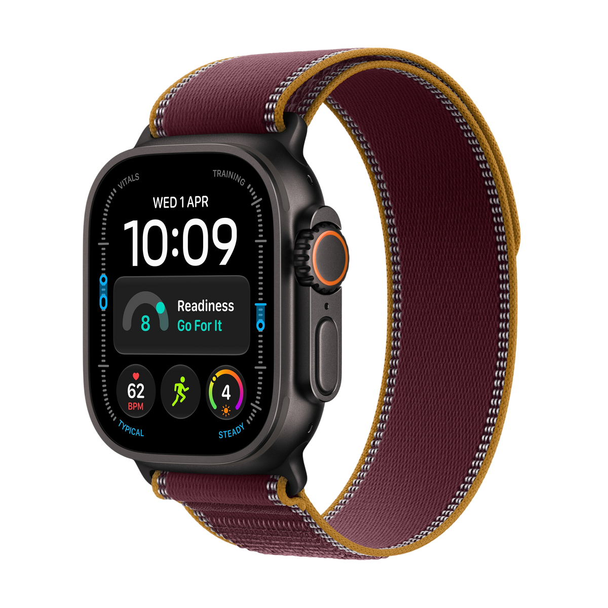 Apple Watch Ultra 4 - Burgundy Trail Loop 