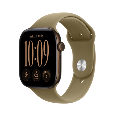 Apple Watch Series 12 - Dark Bronze Aluminum 42mm #color_dark-bronze-olive-sport-band