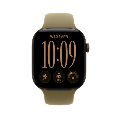 Apple Watch Series 12 - Dark Bronze Aluminum 42mm #color_dark-bronze-olive-sport-band