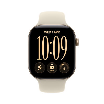 Apple Watch Series 12 - Light Gold Aluminum 42mm #color_light-gold-sand-sport-band