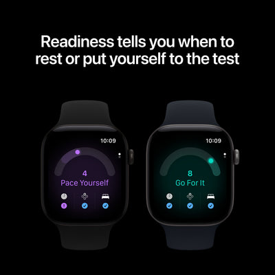 Apple Watch Series 12 - Natural Titanium 42mm #color_natural-navy-blue-sport-band