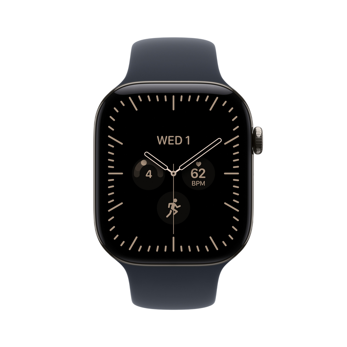 Apple Watch Series 12 - Natural Titanium 46mm #color_natural-navy-blue-sport-band
