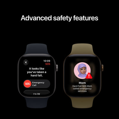 Apple Watch Series 12 - Natural Titanium 46mm #color_natural-navy-blue-sport-band