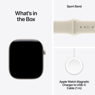 Apple Watch Series 12 - Pearl White Ceramic 46mm #color_pearl-white-sand-sport-band