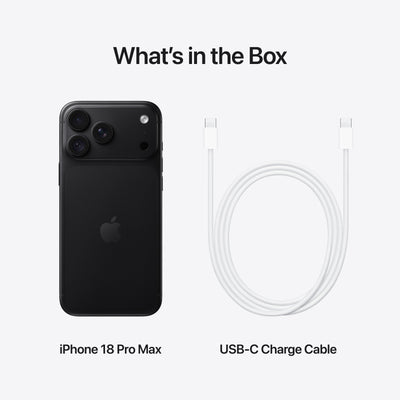 Apple iPhone 18 Pro Max - Black #color_black
