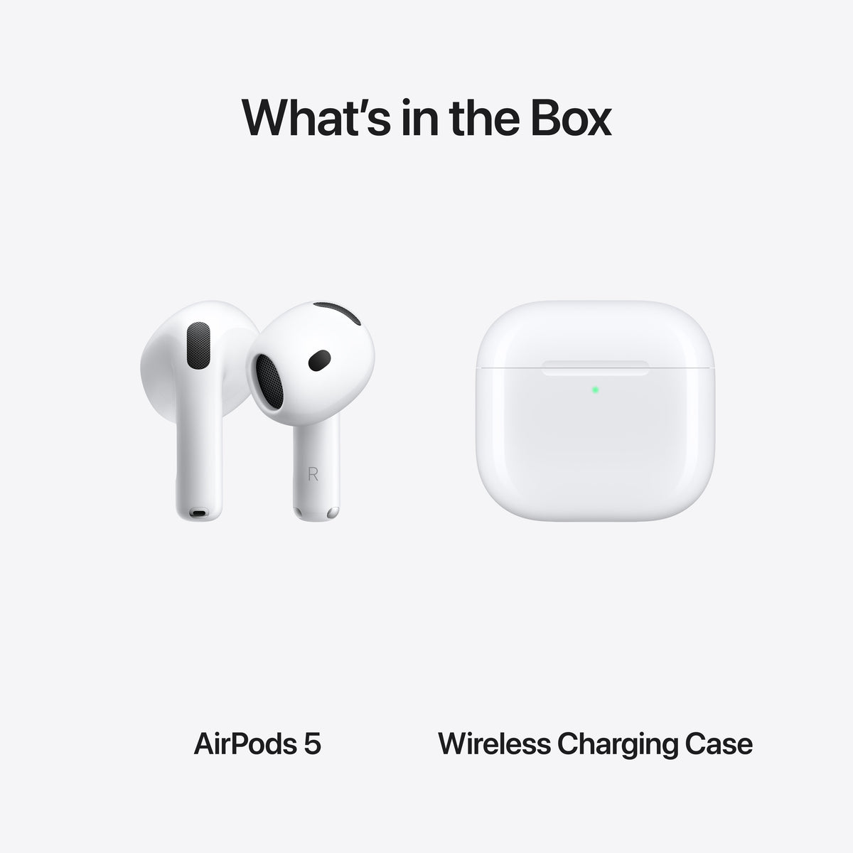 Apple AirPods 5 with Wireless Charging Case #model_airpods-5-with-wireless-charging-case
