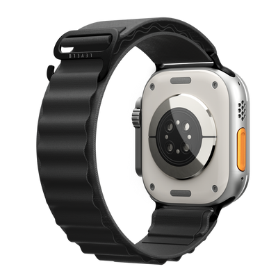 حزام Levelo Ace Loop من النايلون لساعة Apple Watch مقاس 49 ملم / 46 ملم / 45 ملم