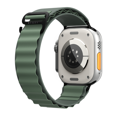 حزام Levelo Ace Loop من النايلون لساعة Apple Watch مقاس 49 ملم / 46 ملم / 45 ملم