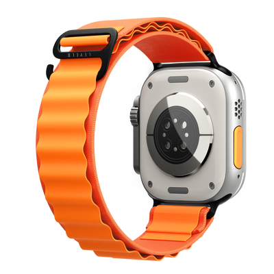 حزام Levelo Ace Loop من النايلون لساعة Apple Watch مقاس 49 ملم / 46 ملم / 45 ملم