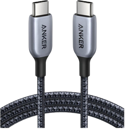 Anker كابل 765 من USB-C إلى USB-C (140 واط، 6 قدم / 1.8 متر، نايلون)