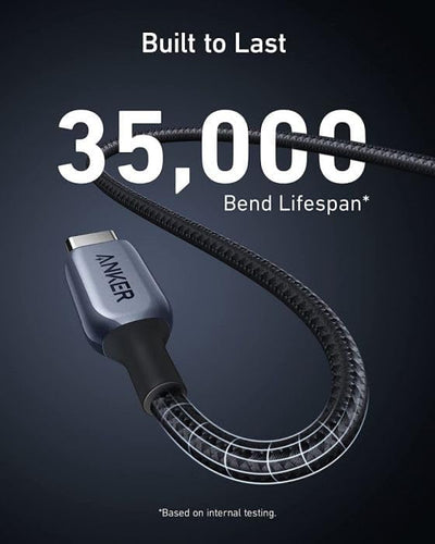 Anker كابل 765 من USB-C إلى USB-C (140 واط، 6 قدم / 1.8 متر، نايلون)