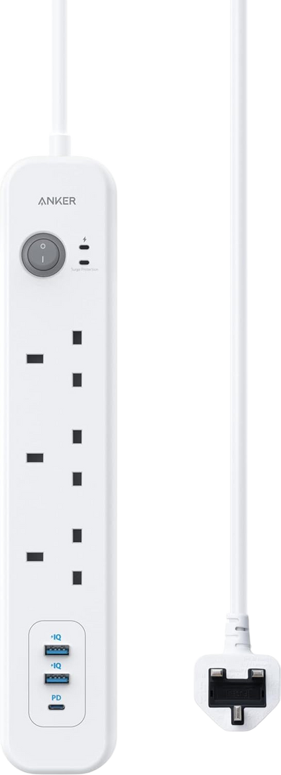 Anker مشترك كهربائي PowerExtend USB-C بثلاثة منافذ