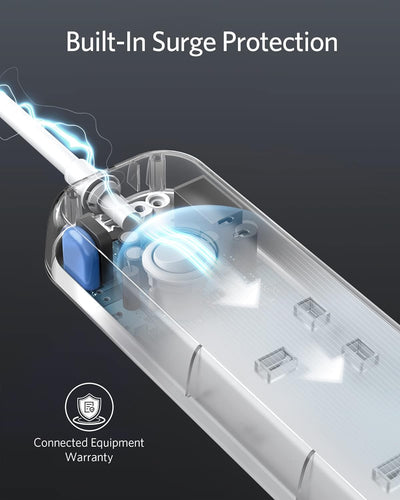 Anker مشترك كهربائي PowerExtend USB-C بثلاثة منافذ