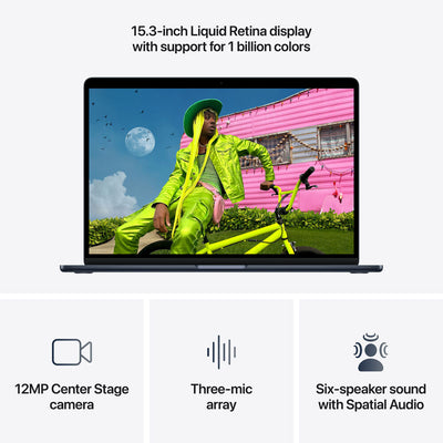 Apple MacBook Air 13-inch M5 (2026) English Keyboard - Midnight 