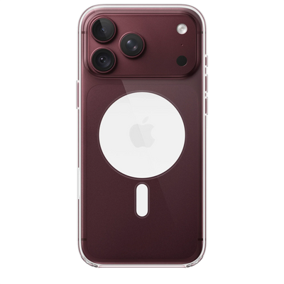 Apple iPhone 18 Pro Max Clear Case with MagSafe - front view