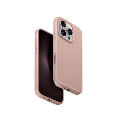 Uniq حافظة سيليكون هجينة Lino Hue مع شحن مغناطيسي لهاتف iPhone 16 Pro