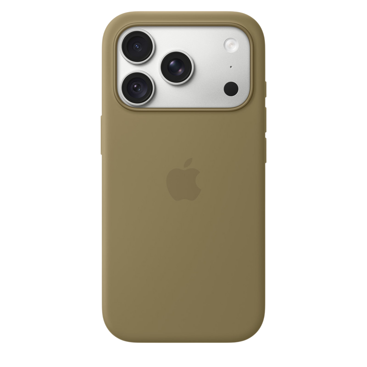 Apple iPhone 18 Pro Silicone Case with MagSafe in Olive #color_olive