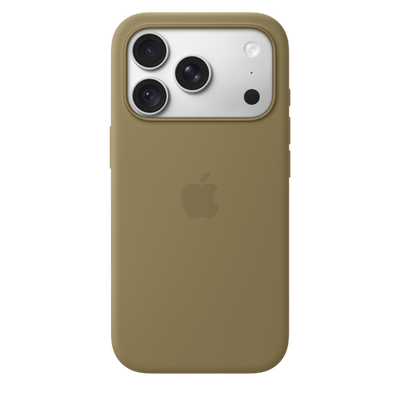Apple iPhone 18 Pro Silicone Case with MagSafe in Olive #color_olive