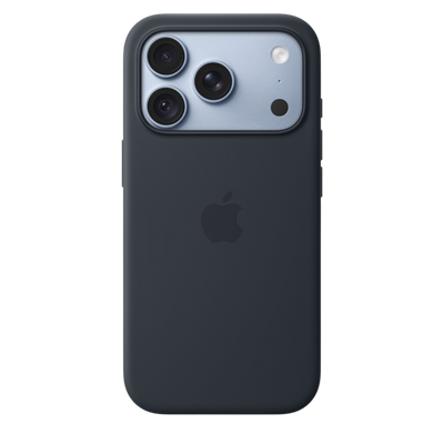Apple iPhone 18 Pro Silicone Case with MagSafe in Navy Blue #color_navy-blue