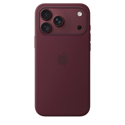 Apple iPhone 18 Pro Max Silicone Case with MagSafe in Burgundy #color_burgundy