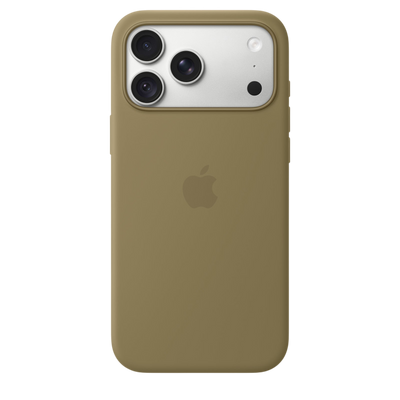 Apple iPhone 18 Pro Max Silicone Case with MagSafe in Olive #color_olive