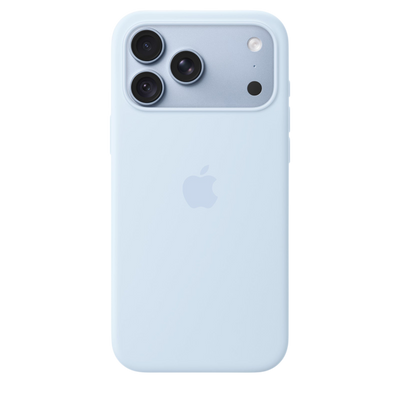 Apple iPhone 18 Pro Max Silicone Case with MagSafe in Crisp Blue #color_crisp-blue
