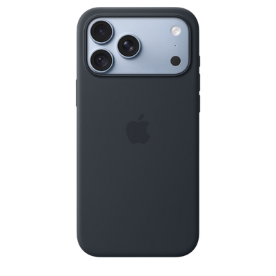Apple iPhone 18 Pro Max Silicone Case with MagSafe in Navy Blue #color_navy-blue