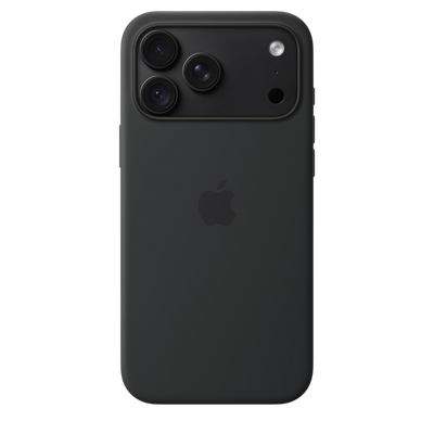 Apple iPhone 18 Pro Max Silicone Case with MagSafe in Black #color_black
