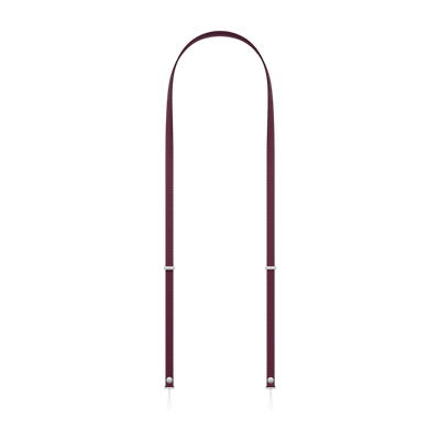 Apple Crossbody Strap in Burgundy #color_burgundy