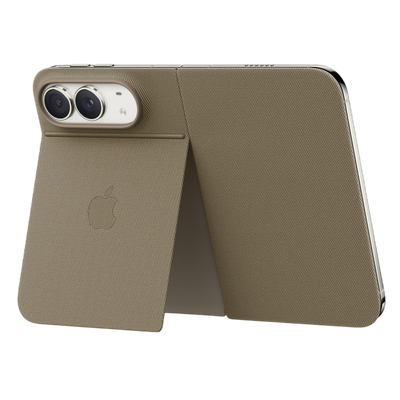 Apple iPhone Duo Folio with Kickstand in Taupe #color_taupe