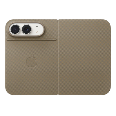 Apple iPhone Duo Folio with Kickstand in Taupe, kickstand open #color_taupe