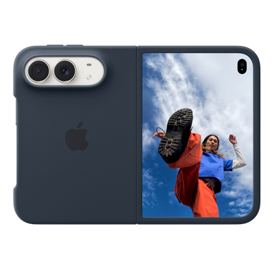 Apple iPhone Duo Case in Navy Blue on iPhone Duo in Star White #color_navy-blue