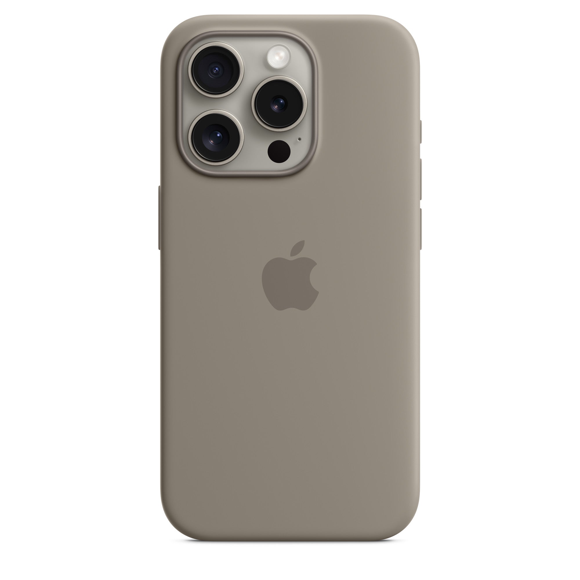حافظة Apple من السيليكون بتقنية MagSafe لـ iPhone 15 Pro